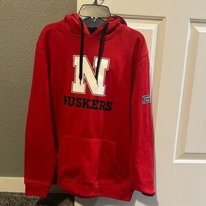 Colosseum Red Nebraska Huskers Men's Hoodie